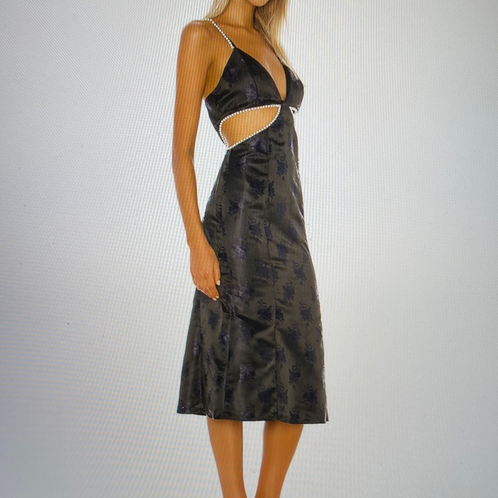 Song of Style Elena Midi Dress Sz S NWOT - Picture 5 of 16